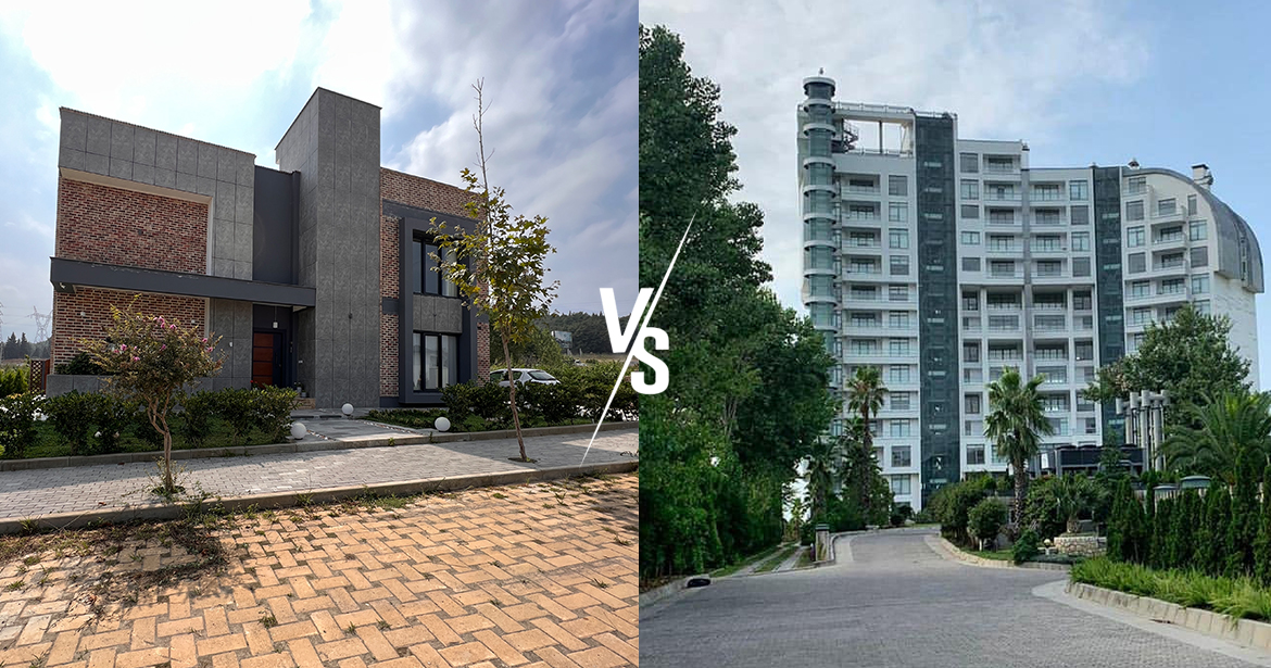 مقایسه کامل خرید ویلا یا آپارتمان در شمال